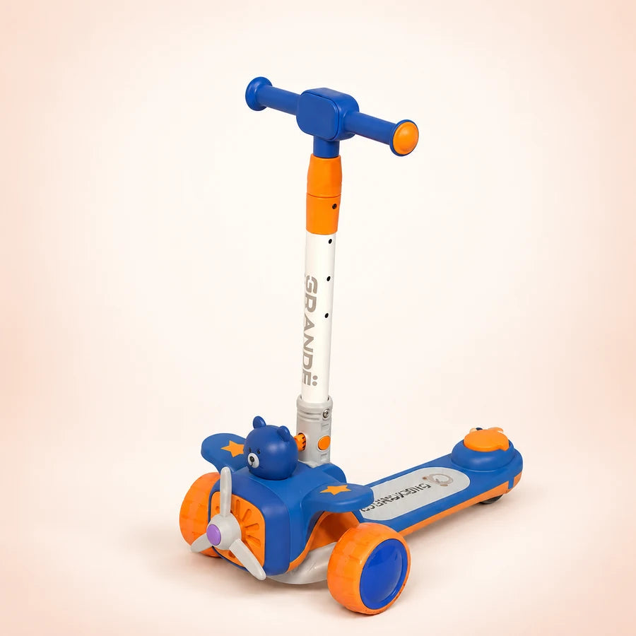 3-in-1 Foldable 3-Wheel Kids Scooter
